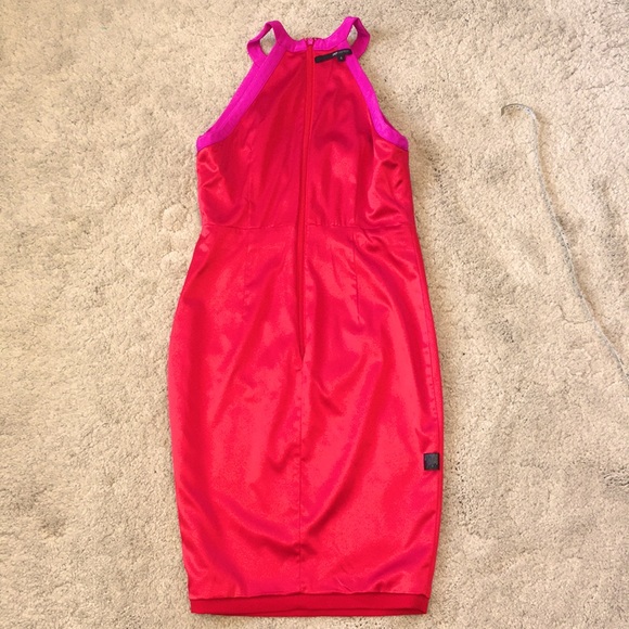 Jay Godfrey Halter Color Block Dress - Picture 8 of 9